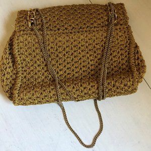 Vintage Doro Gold Weave Purse